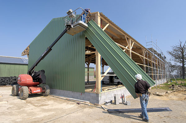  bardage en metal pour batiment agricole sur Saint-Omer