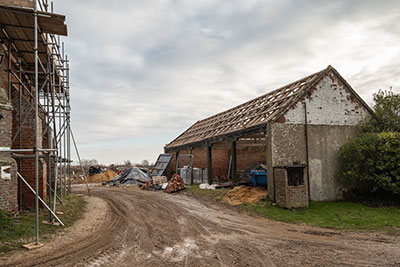 rénovation de bâtiment agricole sur Saint-Omer