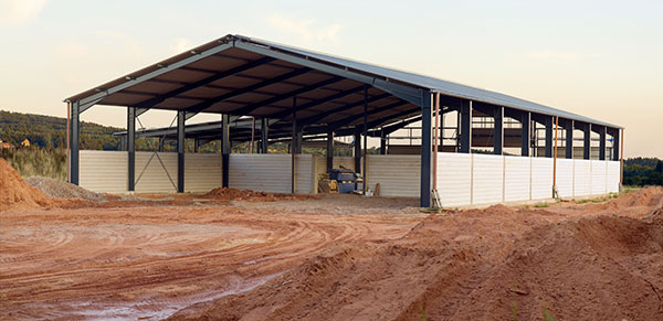 construction de bâtiment agricole en métal sur Saint-Omer