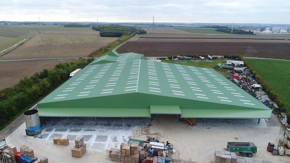 Construction bâtiment structure métallique Saint-Omer