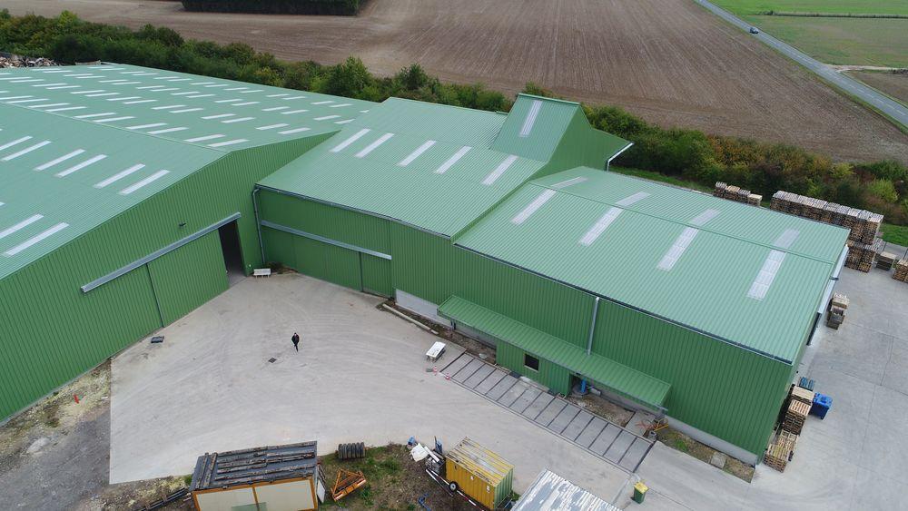 Construction bâtiment structure métallique Saint-Omer